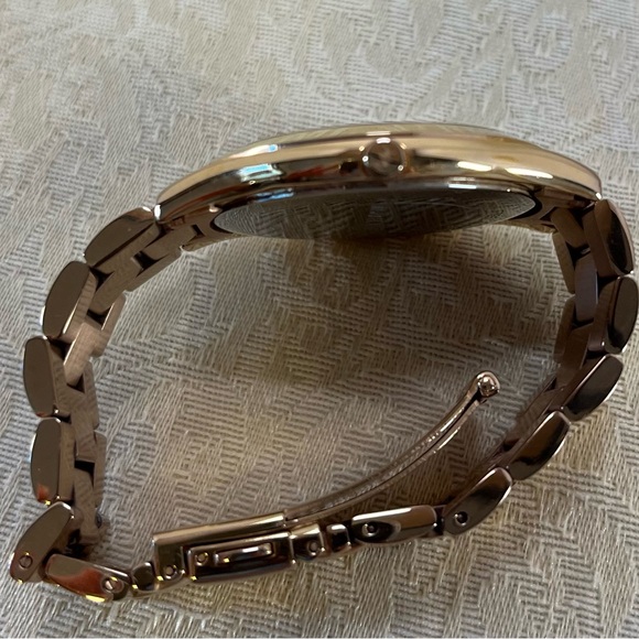Michael Kors Slim Runway Rose Gold Watch MK3197 Stainless Steel Bracelet - Picture 3 of 9